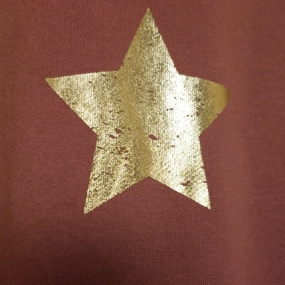🍃🌺BUYONEGETONE $5 Sweatshirts Metallic Stars🌺🍃 - Picture 8 of 8